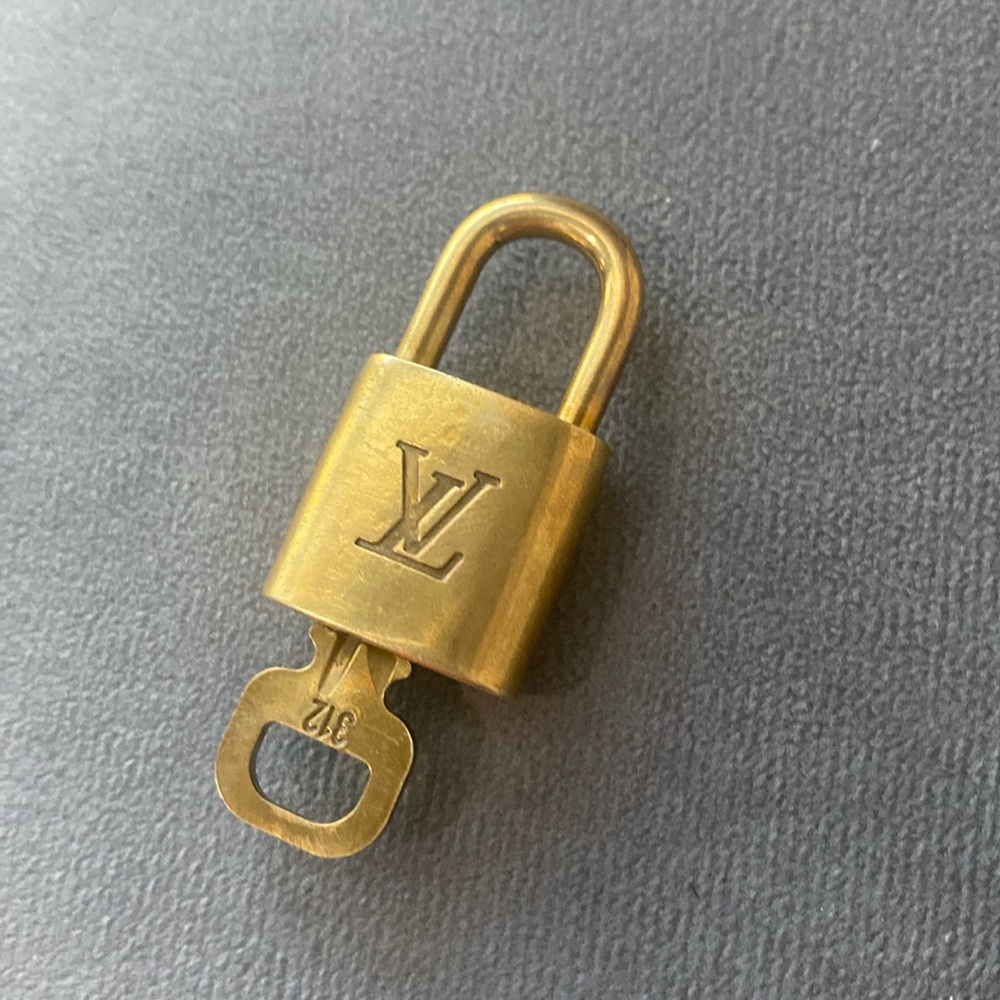 $300 Louis Vuitton Padlock Lock and Key 312